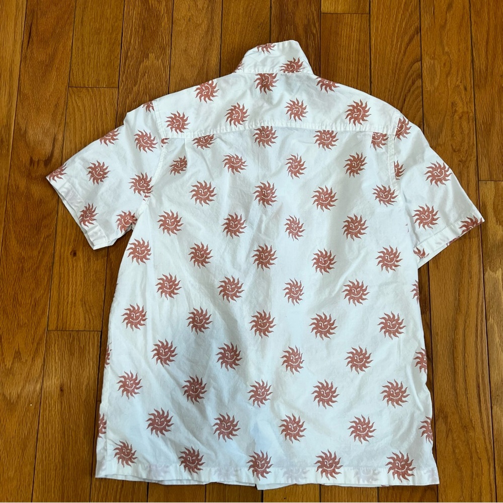 Nordstrom Sun Pattern button down Shirt - Picture 3 of 6